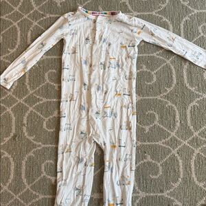 Magnetic Me White Printed Baby Onesie 12-18 Months